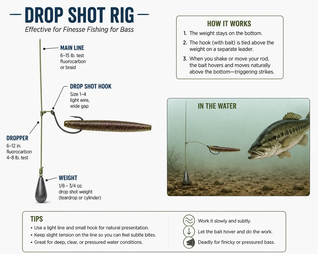 Drop shot illustration for ba