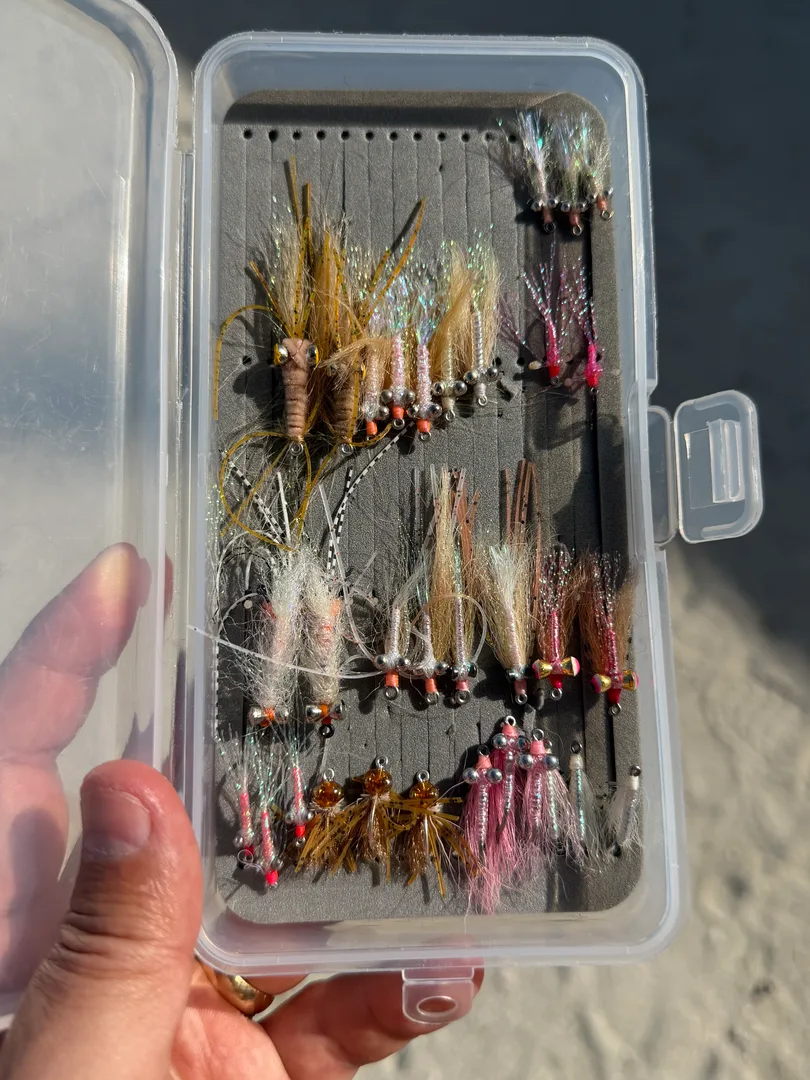 Fly selections for Bonefish